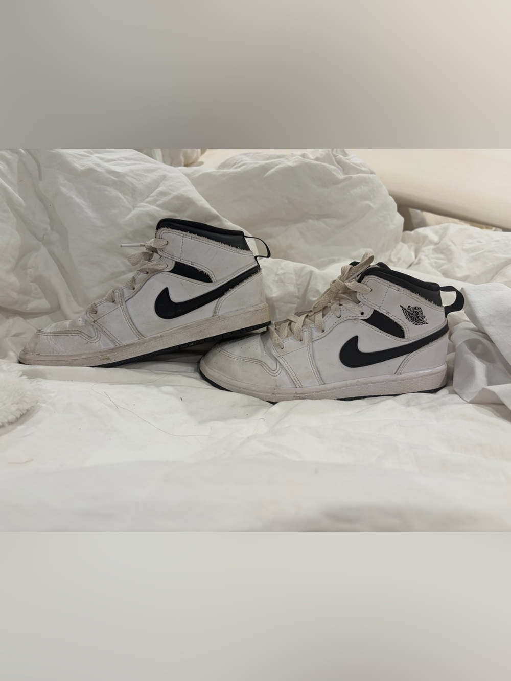 Nike Black and White Kids' Low-Top Sneakers